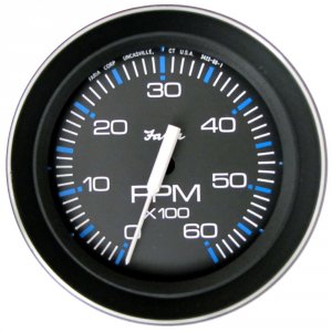 Faria 33004 Faria Coral 4 Tachometer (6000 Rpm) Gas (inboard  Io)