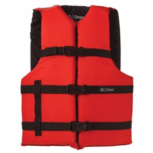 Onyx 103000-100-005-12 Onyx Nylon General Purpose Life Jacket - Adult 