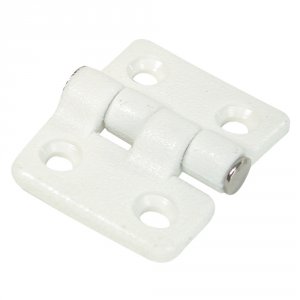 Whitecap S-3035 Butt Hinge - White Nylon - 1-12