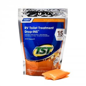 Camco 41189 Tst Orange Rv Toilet Treatment Drop-ins 15-pack