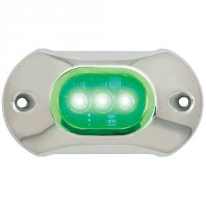 Attwood 65UW03G-7 Attwood Light Armor Underwater Led Light - 3 Leds  -