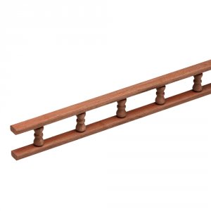 Whitecap UBC 60705 Teak Standard Pin Rail - 5'