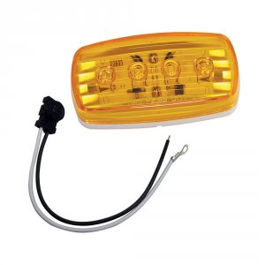 Wesbar 401585KIT Led Clearanceside Marker Light - Amber 58 Wpigtail