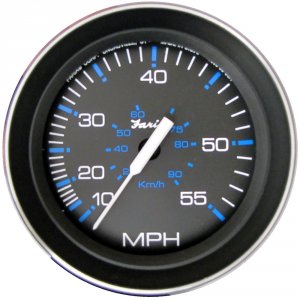 Faria 33009 Faria Coral 4 Speedometer (55 Mph) Pitot