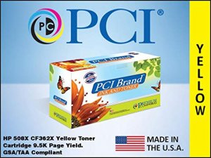 Pci CF362X-PCI Brand Alternative Hp Cf362x 508x Yellow Toner Cartridge