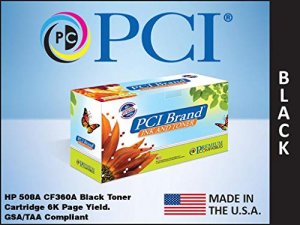 Pci CF360A-PCI Brand Alternative Hp Cf360a 508a Black Toner Cartridge 