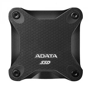 Adata ASD600Q-480GU31-CBK Sd600q 480gb Black External Ssd, 3 Years War