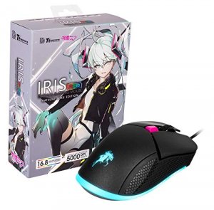 Thermaltake MO-IRS-WDOHBK-09 Mouse Mo-irs-wdohbk-09 Iris Optical Rgb H