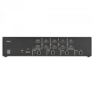 Black SS4P-DH-DP-U Secure Niap 3.0 Kvm Switch - Dual-head, Displayport