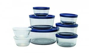 Anchor 13326L20 Food Storage Set 16pc Blue