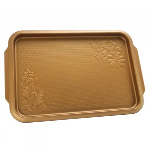 Gibson 120793.01 Country Kitchen 15 Inch Cookie Sheet Copper Embossed 