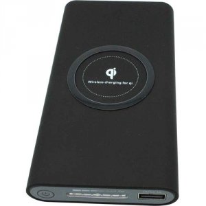 4xem 4XWLSPWRBANKBK Qi Wireless Power Bank 8000mah