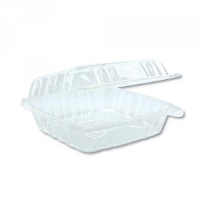 Pactiv YCI821200000 Container,hinged Lid,clr