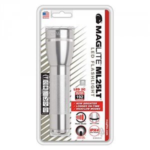 Maglite ML25LTS2106 Ml25lt-s2106 - Ml25lt 177 Lumens Silver Led Flashl