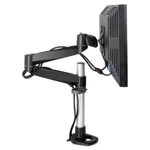 3m PW3725 Mounting Arm For Flat Panel Display - Silver - Adjustable He