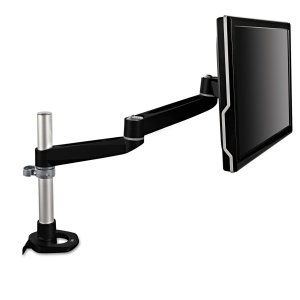 3m PW3725 Mounting Arm For Flat Panel Display - Silver - Adjustable He