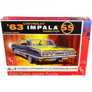 Amt AWAC009-IMPALA Brand New Jigsaw Puzzle 1963 Chevrolet Impala Ss Ha