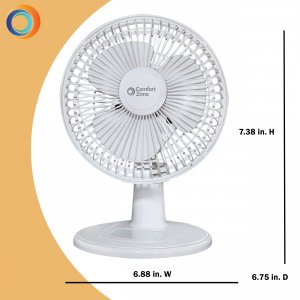 Comfort CZ6D (r)  6 Table Fan (white)