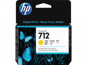 Original Hp HEW 3ED69A Hp 712 Ink Cartridge - Yellow - Inkjet - 1  Pac