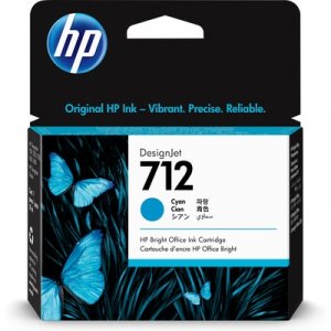 Original Hp 3ED67A Hp 712 Ink Cartridge - Cyan - Inkjet - 1  Pack