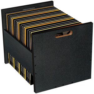 Atlantic 96636247 (r)  Record Crate-black Pvc