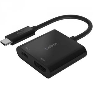 Belkin AVC002BK-BL Usb-c To Hdmi + Charge Adapter - 1 Pack - 1 X Type 