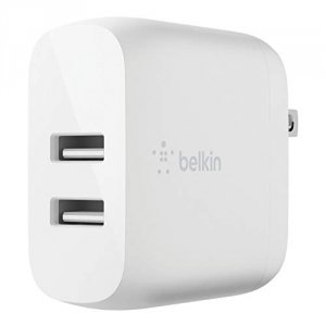 Belkin WCE002DQ1MWH Boostuarr;charge Ac Adapter - 1 Pack - 24 W - 4.80