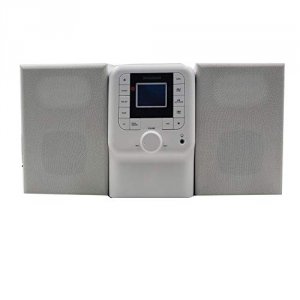 Sylvania SRCD2732BT-WHITE Bt Micro System Fm Rdio