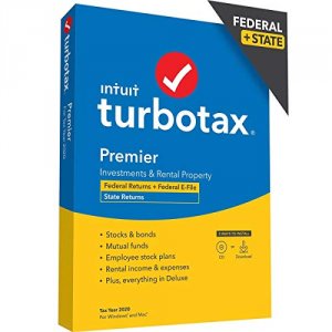 Intuit 608716 Turbotax Desktop Premier 2020