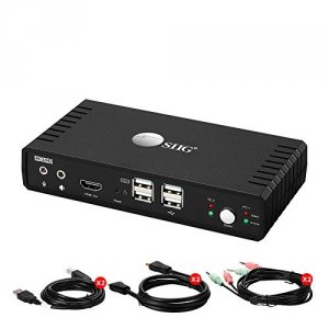 Siig CE-KV0811-S1 Ac Ce-kv0811-s1 2-port Hdmi2.0 Video Console Kvm Swi