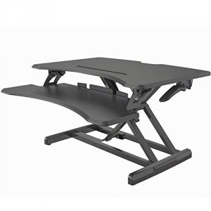 Doublesight DS-SSD33 Sit Stand Desktop Workstation