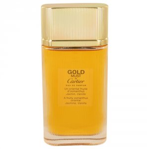 Cartier 533829 New  Must De  Gold For Women Eau De Parfum Spray, 3.4 O