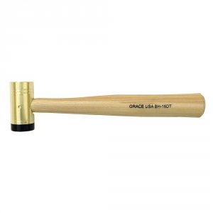 Grace GRBH16DT The Grace Usa Delrin Tipped Solid Brass 16oz Hammer Is 