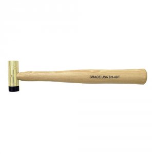 Grace GRBH4DT The Grace Usa Delrin Tipped Solid Brass 4 Oz. Hammer Is 