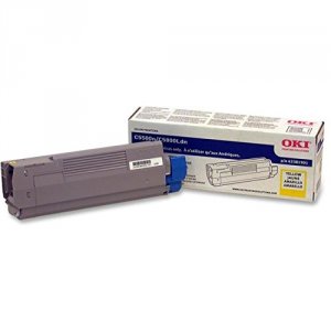 Original Okidata 43381901 Oki Yellow Toner For C5800ldn, C5650n, C5650