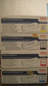 Original Okidata 1107177 Oki Black Toner For C5800ldn, C5650n, C5650dn