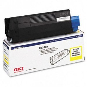 Original Okidata 43034801 Oki Yellow Toner For C3200n - 1.5k Yield