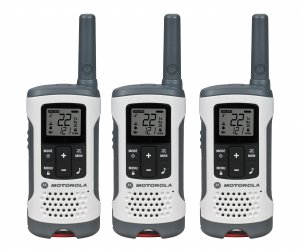 Motorola MOT-T260TP 3 Pack Frs 25 Mile Range Noaa Vox Radios