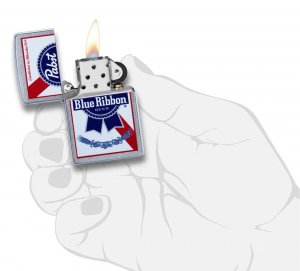 Zippo 49078 Windproof Lighter Pabst Blue Ribbon