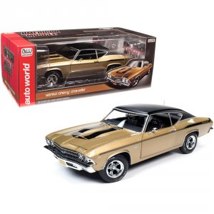 Autoworld AMM1206 Brand New 118 Scale Diecast Car Model Of 1969 Chevro