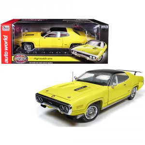 Autoworld AMM1186 Brand New 118 Scale Diecast Car Model Of 1971 Plymou