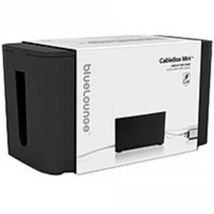 Bluelounge CBM-BL Cablebox Mini - Black - 1 Pack - Plastic