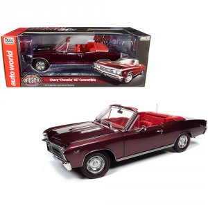 Autoworld AMM1244 Brand New 118 Scale Diecast Car Model Of 1967 Chevro