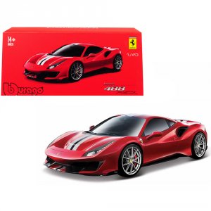 Bburago 36910r Brand New 143 Scale Diecast Car Model Of Ferrari 488 Pi