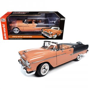 Autoworld AMM1221 Brand New 118 Scale Diecast Car Model Of 1955 Chevro