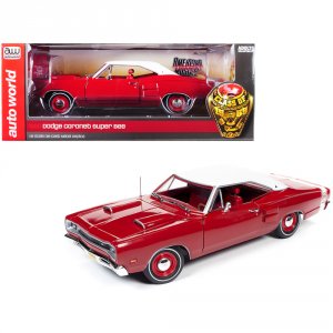 Autoworld AMM1191 Brand New 118 Scale Diecast Car Model Of 1969 Dodge 