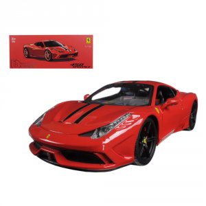 Bburago 16903r Brand New 1:18 Scale Diecast Model Of Ferrari 458 Red S