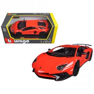 Bburago 21079r Brand New 1:24 Scalediecast Model Car Of Lamborghini Av