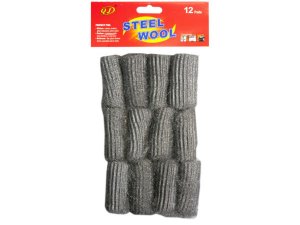 Bulk HX494 12 Pack Steel Wool Pads