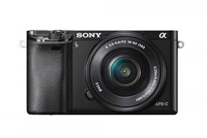 Sony ILCE6000L/B A6000 Mirrorless Camera W 16-50mm Lens